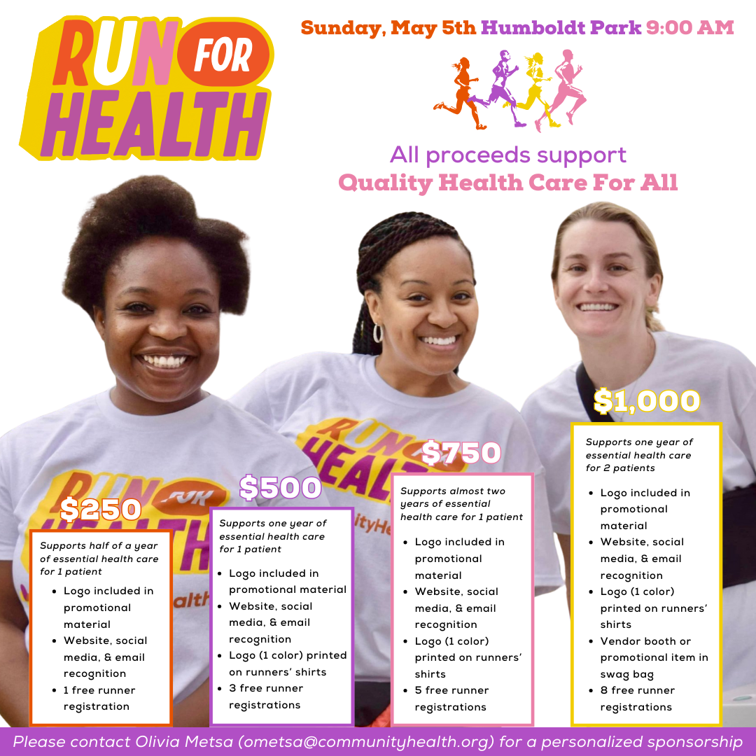 Run for Health (Sponsorship Solicitation) (Instagram Post)